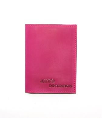 Обкладинка для автодокументів DNK Leather DNK Auto H col. Pink